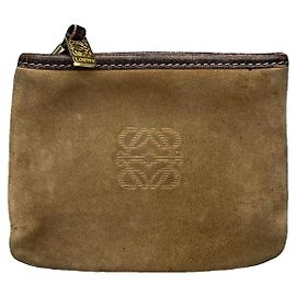 Bolso de mano de cuero camel Loewe
