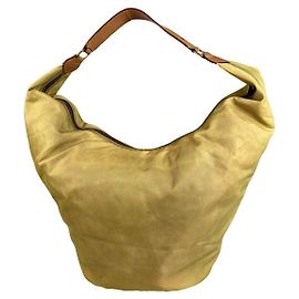 Etro Gelbe Polyester-Handtasche