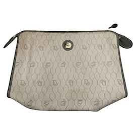 Clutch in pelle bianca Dior 30 Montaigne