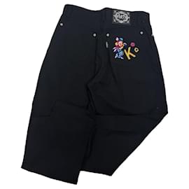 Kansai Yamamoto Jean Denim Noir - Pantalon en Jean - Autre Marque