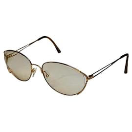 Gafas de sol de metal dorado Dior