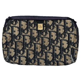 Borsa in pelle navy Dior 30 Montaigne