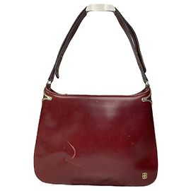 Borsa in pelle bordeaux Balenciaga City