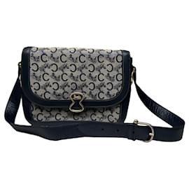 Céline Celine Triomphe Handtasche aus navy Leder