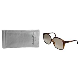 Óculos de sol de plástico laranja Dior