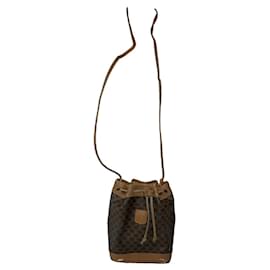 Borsa a secchiello in pelle marrone Celine - Céline