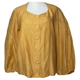 Chaqueta de algodón amarilla Dior