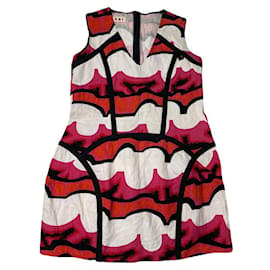Top de lino multicolor Marni