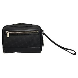 Borsa in pelle nera Alfred Dunhill