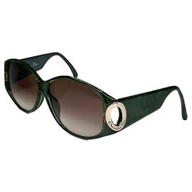 Dior Green Plastic Sunglasses