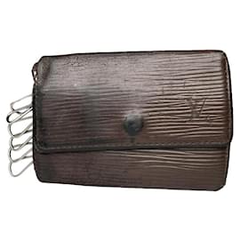 Borsa in pelle marrone Louis Vuitton Lockme