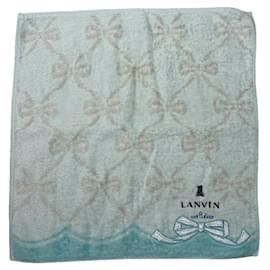Bufanda de seda turquesa de Lanvin