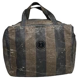 Fendi Baguette schwarze Lederhandtasche