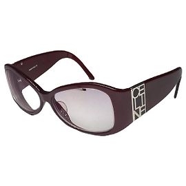 Céline Lunettes de soleil en plastique violet Celine