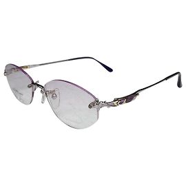 Autre Marque Gafas de sol de metal morado