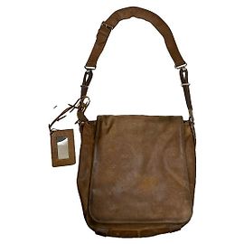 Borsa a mano in pelle marrone Balenciaga City