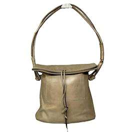 Borsa in pelle beige Jil Sander
