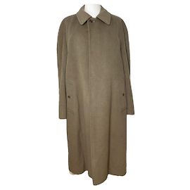 Manteau en laine khaki Kensington de Burberry