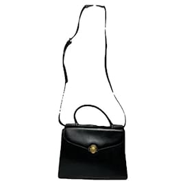 Autre Marque Borsa in pelle nera non firmata