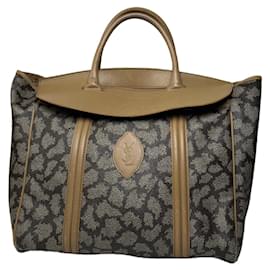 Sac à main en cuir noir Yves Saint Laurent