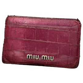 Miu Miu rosa Lederhandtasche