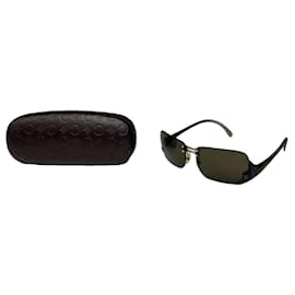 Céline Gafas de sol de plástico negro Celine