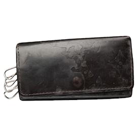 Borsa in pelle verniciata nera Lockme di Louis Vuitton
