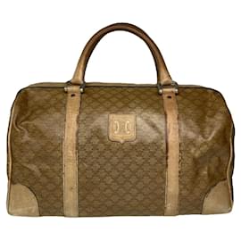 Borsa a secchiello in pelle dorata Celine - Céline
