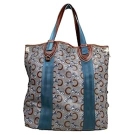 Céline Celine Mehrfarbige Lederhandtasche