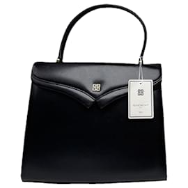 Borsa a mano in pelle nera Givenchy 4G