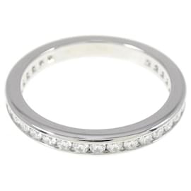 Tiffany Platinum Diamond Band Ring - Tiffany & Co