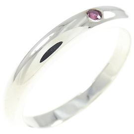 Tiffany & Co Tiffany Silver 925 Band Ring with Ruby
