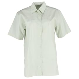 Camisa de cuadros Victoria Beckham en algodón verde