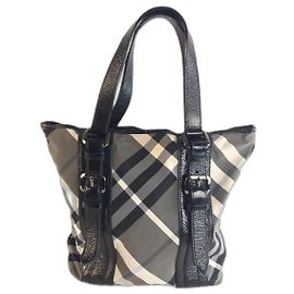 Borsa a tracolla Burberry in nylon multicolore