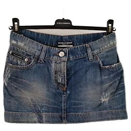 Dolce & Gabbana DOLCE&GABBANA MINIGONNA IN DENIM.