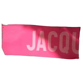 Bufanda Jacquemus de lana rosa