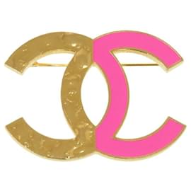 Spilla in metallo bicolore Coco Mark di Chanel