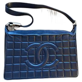 Borsa Chanel Choco Nera in Agnello