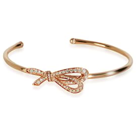 Bracciale a fiocco Tiffany & Co. in oro rosa 18k 0,82 CTW