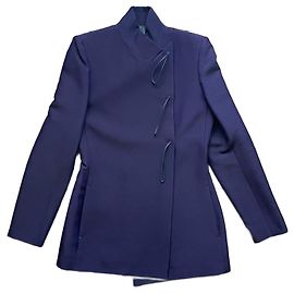 Chaqueta Jean Paul Gaultier Púrpura Oscuro Lana y Seda