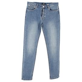 Apc Jeans Slim Fit A.P.C. in denim di cotone blu