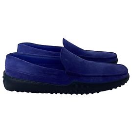 Mocassini Slip-On Tod's in Suede Blu