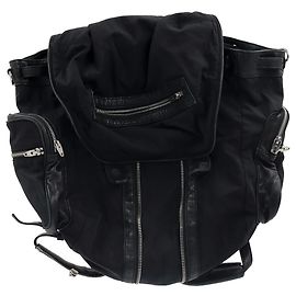 Alexander Wang Nappa Mini Marti Rucksack aus schwarzem Nylon