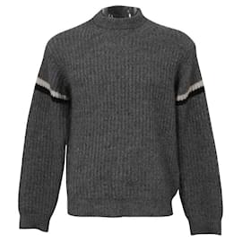 Maglione Prada Grigio in Cashmere Uomo