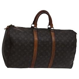 LOUIS VUITTON Monogram Keepall 50 Borsa Boston M41426 LV Auth 112662
