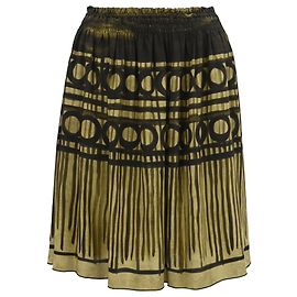 Falda midi estampada Miu Miu en algodón multicolor