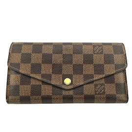 Louis Vuitton Long Wallet in Brown Damier Canvas