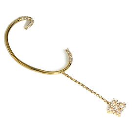 Fendi Ohrringe aus goldfarbenem Metall mit Earcuff