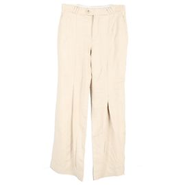  Acne Studios Pleated Wide-Leg Trousers in Nude Viscose