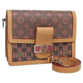 LOUIS VUITTON Monogram LV Pop Dauphine MM Borsa a Spalla Rossa M55452 Auth 103428S